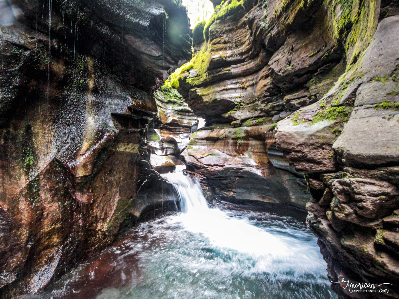 Waterfalls, Hiking to Little Hawaii, a secret hike on the Bear Creek Trail in Telluride, Colorado - http://americanexpeditioners.com/little-hawaii-telluride-secret-trail
