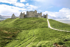 Fortified 18th century structure built after the Jacobite uprising. Ruthven Barracks, Kingussie, Scotland - American Expeditioners http://americanexpeditioners.com/ruthven-barracks