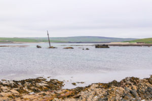 Shipwreck at the Historic Churchill Barriers, Orkney Islands, Scotland, UK - American Expeditioners http://americanexpeditioners.com/churchill-barriers