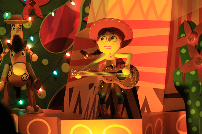 Jessie, Jesse, Toy Story, It's a Small World, Disneyland, Anaheim, California