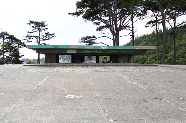 battery command post at Fort Worden State Park, Port Townsend, Washington