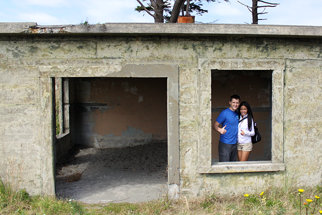 Abandoned battery building, Fort Worden State Park, Port Townsend, Washington