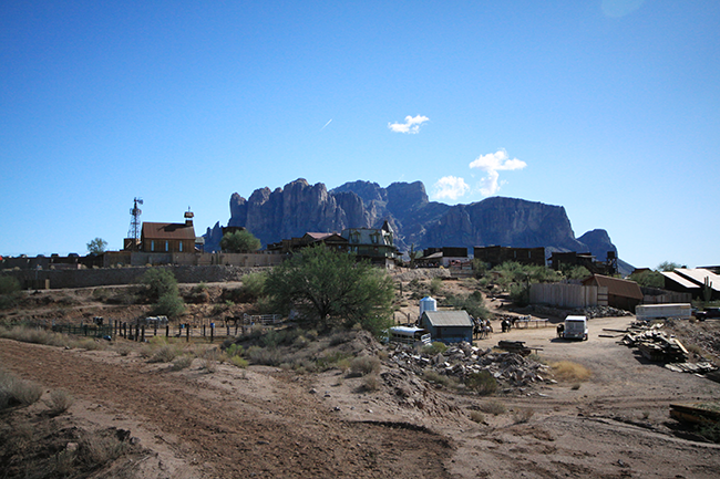 Superstition Mountains, Goldfield Ghost Town, Apache Junction, Arizona, AZ