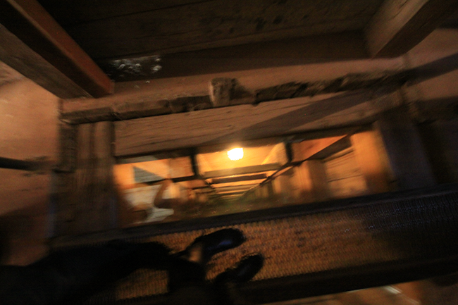 bottomless open deep mine, Goldfield Ghost Town, Apache Junction, Arizona, AZ