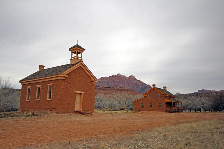 Mormon, LDS, Church Grafton Ghost Town, Utah, UT