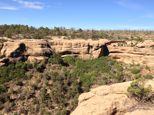 Native American Indian cliff dwelling ruins of Mesa Verde National Park, Colorado, CO, USA