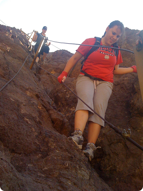 NDescending Picacho Peak, Arizona