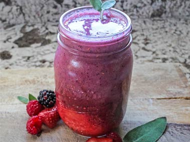 Paleo Ombre Pink Grapefruit Smoothie