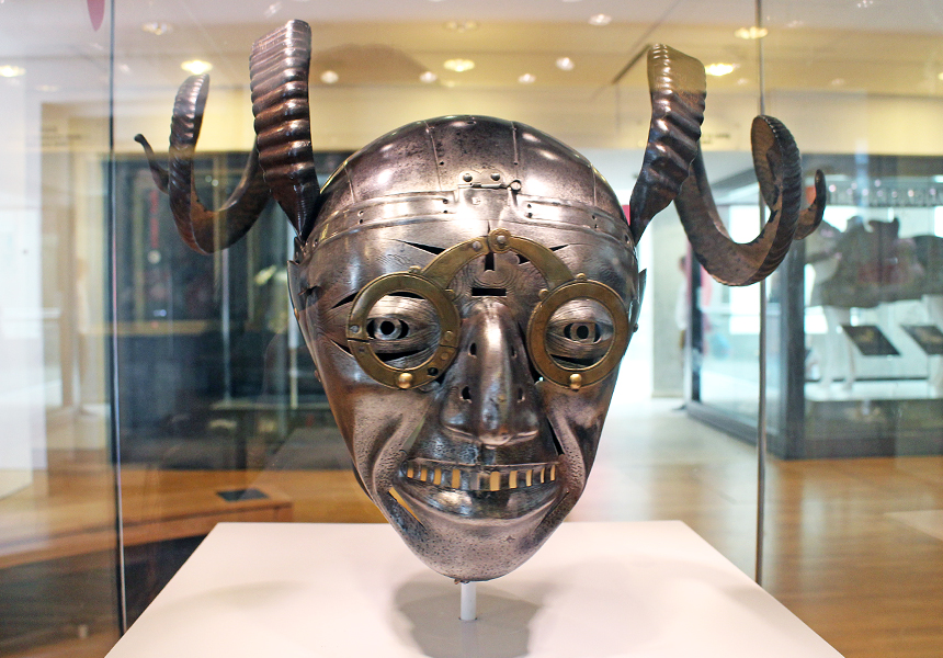mask, Royal Armouries, Leeds, England - AmericanExpeditioners.com
