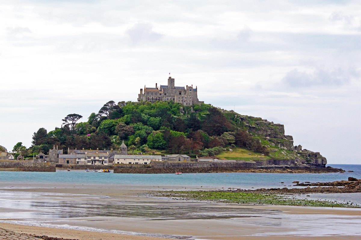 St Michael's Mount island castle, Marazion, Cornwall, England, UK, United Kingdom