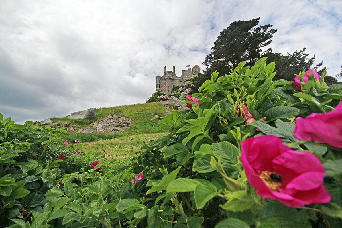 St Michael's Mount island castle, Marazion, Cornwall, England, UK, United Kingdom