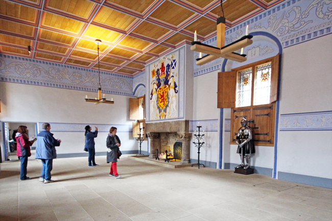 room inside Stirling Castle, Scotland, UK, United Kingdom