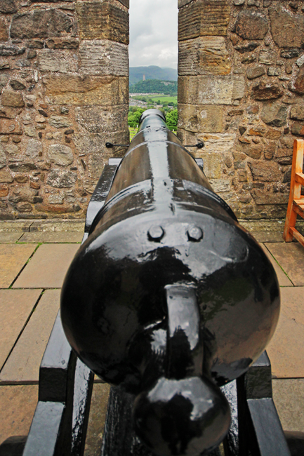 canon Stirling Castle, Scotland, UK, United Kingdom
