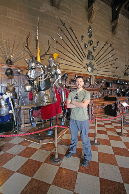 horse, knight, armor, Warwick Castle, United Kingdom, UK, England