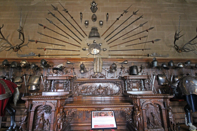 weapons, Warwick Castle, United Kingdom, UK, England