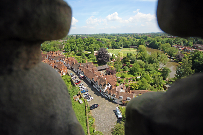 village, Warwick Castle, United Kingdom, UK, England