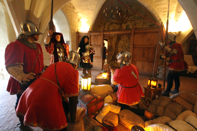 knights, Warwick Castle, United Kingdom, UK, England