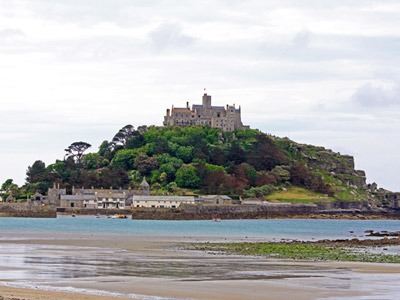 St. Michael's Mount Castle in Marazion, Cornwall, England