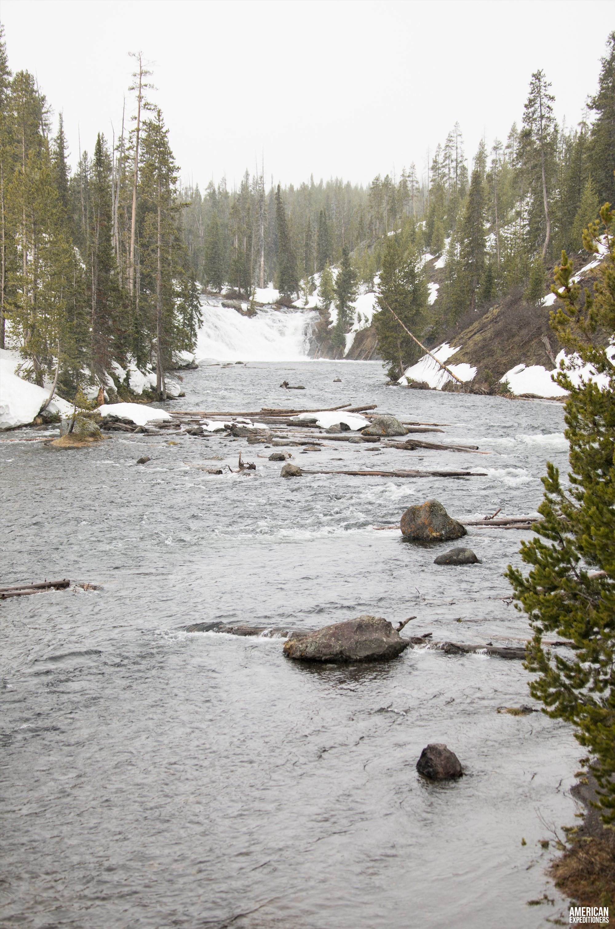 Daytrip Yellowstone National Park South Entrance - Lewis Falls - AmericanExpeditioners /daytrip-yellowstone-national-park-south