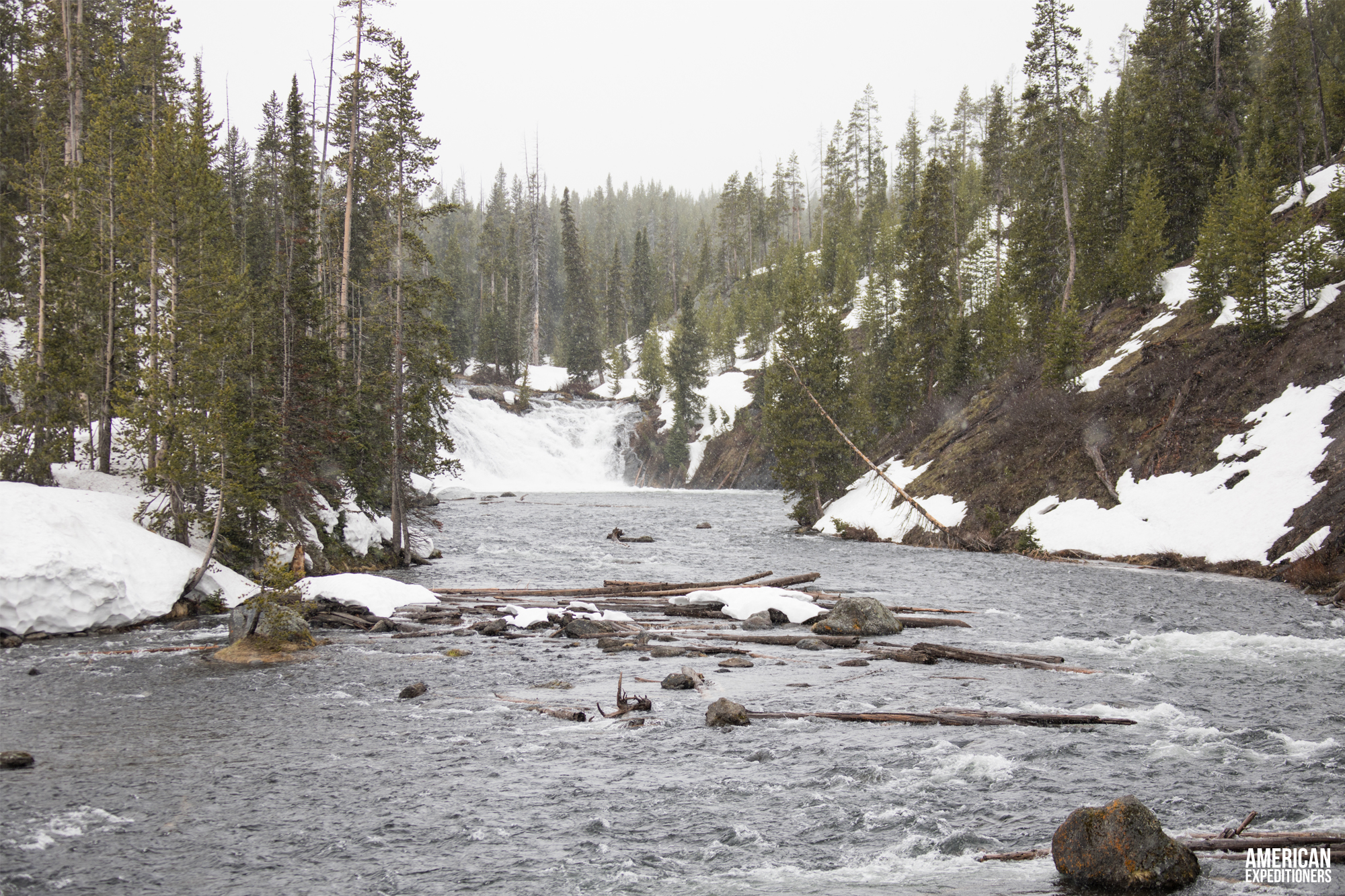 Daytrip Yellowstone National Park South Entrance - Lewis Falls - AmericanExpeditioners /daytrip-yellowstone-national-park-south