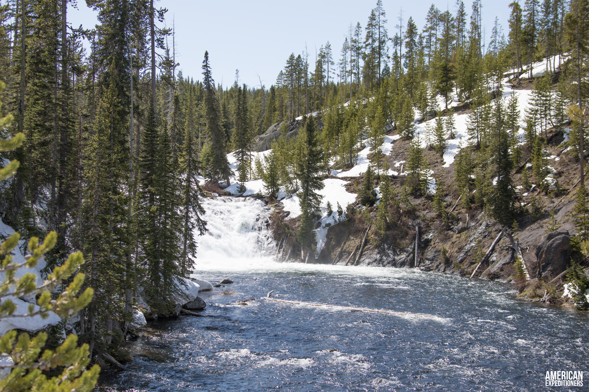 Daytrip Yellowstone National Park South Entrance - Lewis Falls - AmericanExpeditioners /daytrip-yellowstone-national-park-south