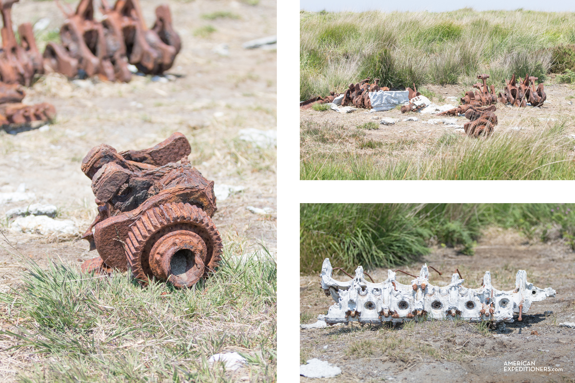 Plane crash remains of WWII Heinkel III H-5 on Lundy Island in England, UK - AmericanExpeditioners /day-trip-lundy-island