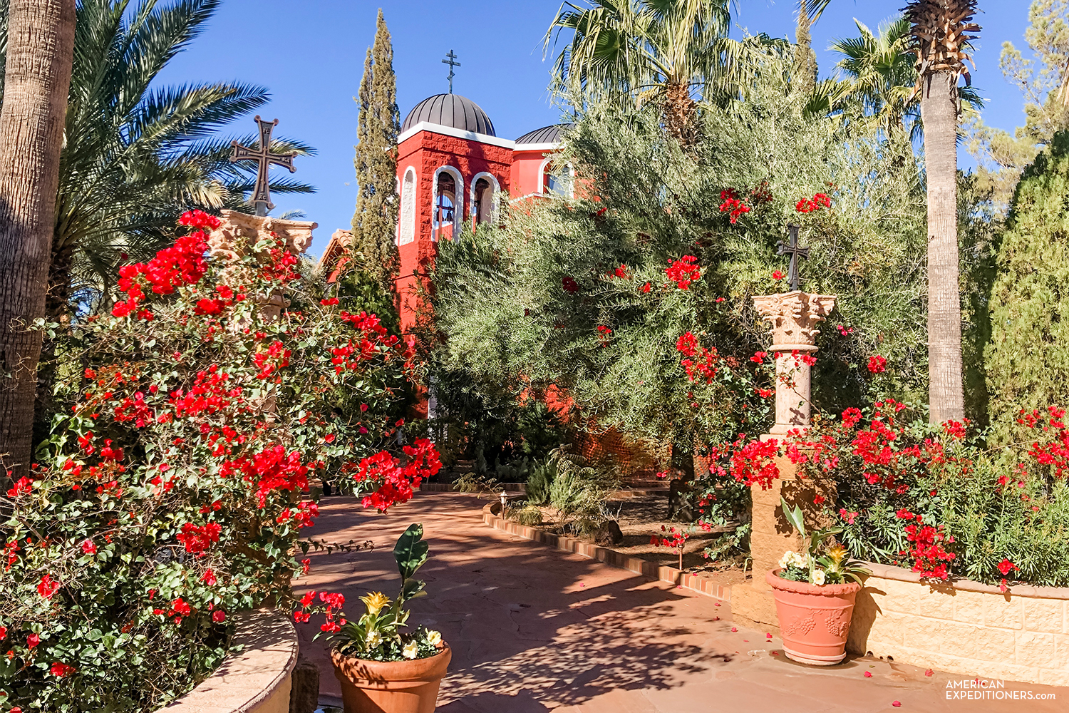 Architecture of Saint Anthonys Greek Orthodox Monastery in Florence, Arizona, AZ - AmericanExpeditioners /st-anthonys-greek-orthodox-monastery/