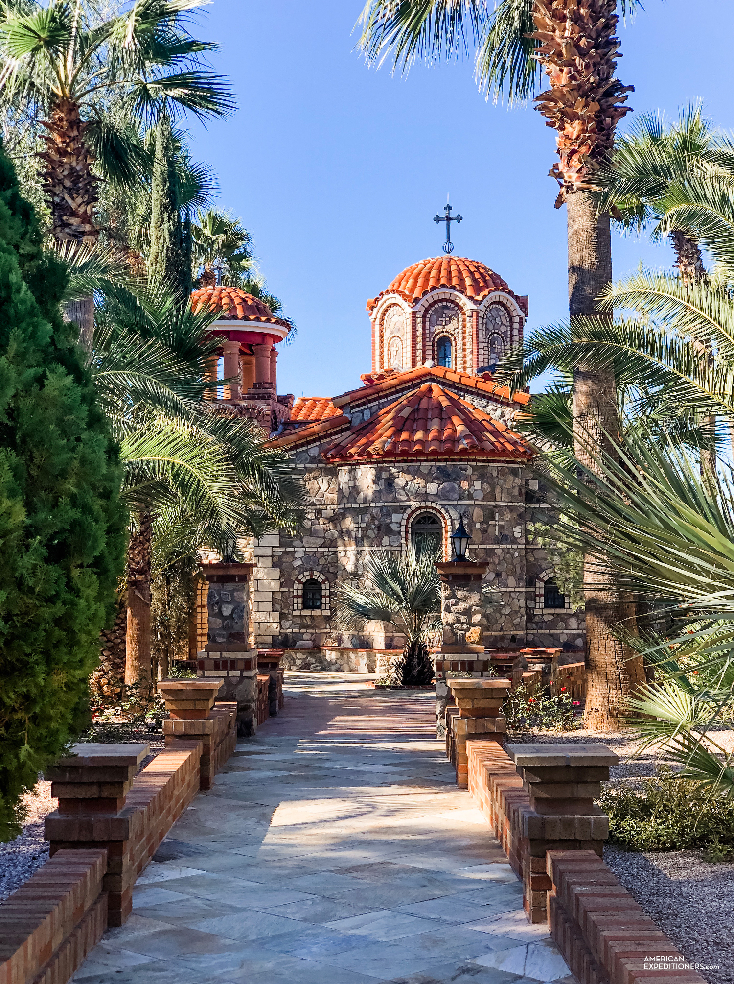 Architecture of Saint Anthonys Greek Orthodox Monastery in Florence, Arizona, AZ - AmericanExpeditioners /st-anthonys-greek-orthodox-monastery/