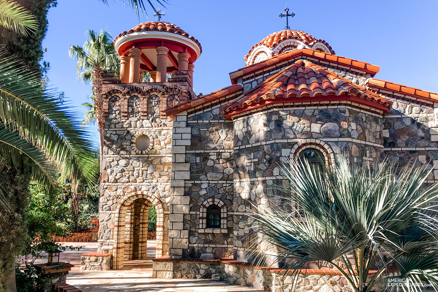 Architecture of Saint Anthonys Greek Orthodox Monastery in Florence, Arizona, AZ - AmericanExpeditioners /st-anthonys-greek-orthodox-monastery/