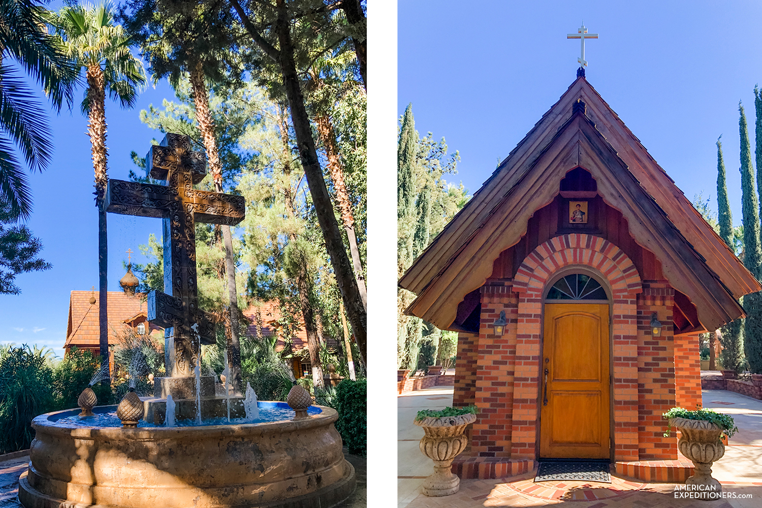 Architecture of Saint Anthonys Greek Orthodox Monastery in Florence, Arizona, AZ - AmericanExpeditioners /st-anthonys-greek-orthodox-monastery/